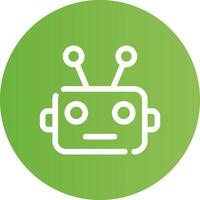 Chatbot Creative Icon Design vector