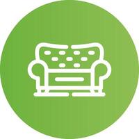 Sofa Creative Icon Design vector