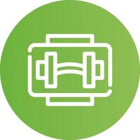 Gym Creative Icon Design vector