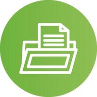 Folder Creative Icon Design vector