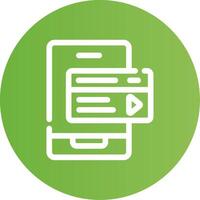 Digital Financial Transactions Creative Icon Design vector