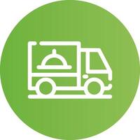 Delivery Van Creative Icon Design vector