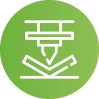 Bending Creative Icon Design vector