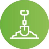 Shovel Creative Icon Design vector