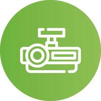 Projector Creative Icon Design vector