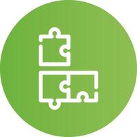 Puzzle Creative Icon Design vector