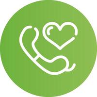 Love Call Creative Icon Design vector