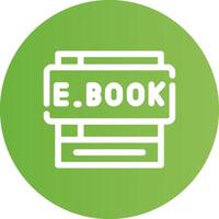 Ebooks Creative Icon Design vector