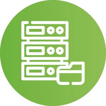 diseño de icono creativo de base de datos vector