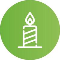 Candle Creative Icon Design vector