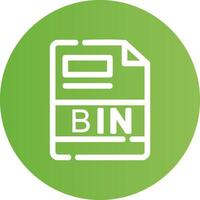 BIN Creative Icon Design vector