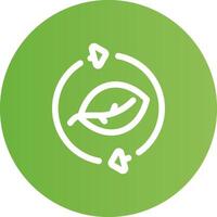 Leaf Recycle Creative Icon Design vector
