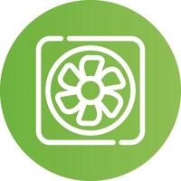 Fan Creative Icon Design vector
