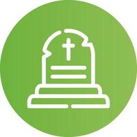 Tomb Creative Icon Design vector