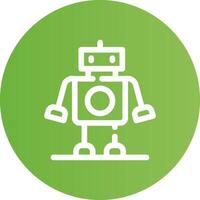 diseño de icono creativo robot vector