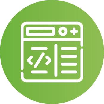 programación creativo icono diseño vector