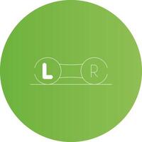 Contact Lens Case Creative Icon Design vector