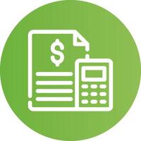 Accounting Creative Icon Design vector