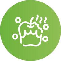 Rotten Creative Icon Design vector