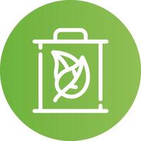 Biofuel Creative Icon Design vector