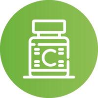 Vitamins Creative Icon Design vector