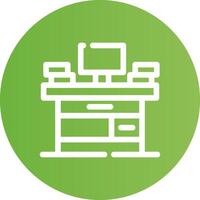 Desk Creative Icon Design vector