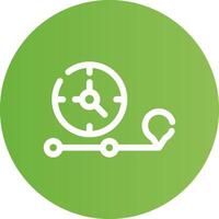 Time Line Creative Icon Design vector