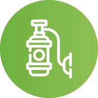 Oxygen Tank Creative Icon Design vector