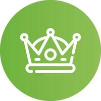 Crown Creative Icon Design vector