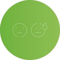 Basic Emotion Creative Icon Design vector