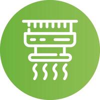 diseño de icono creativo de detector de humo vector