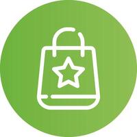 Shopping Bag Creative Icon Design vector