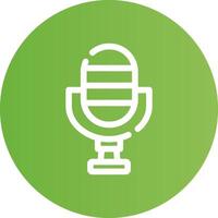 Microphone Creative Icon Design vector