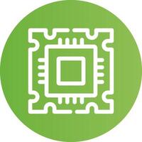 Processor Creative Icon Design vector