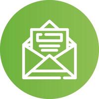 Open Email Creative Icon Design vector