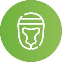 Helmet Creative Icon Design vector