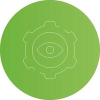 Eye Setting Creative Icon Design vector