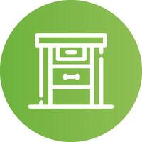 End Table Creative Icon Design vector