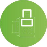 Card Machine Creative Icon Design vector