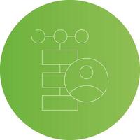 cliente base de datos creativo icono diseño vector