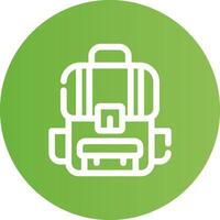 Backpack Creative Icon Design vector