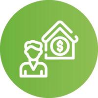 Broker Dealer Creative Icon Design vector