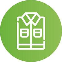 Shirt Creative Icon Design vector