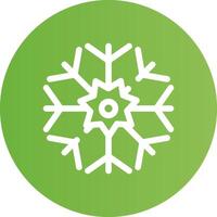 Snowflake Creative Icon Design vector