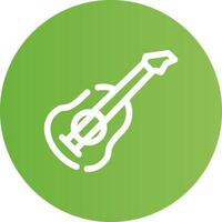 Guitar Creative Icon Design vector