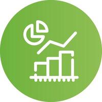 Statistical Analysis Creative Icon Design vector