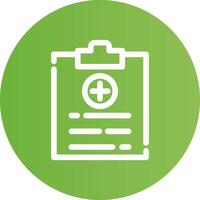 Medical Report Creative Icon Design vector