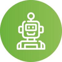 Bot Creative Icon Design vector