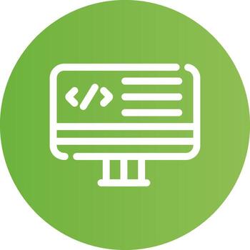 web programación creativo icono diseño vector