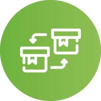 Replacement Creative Icon Design vector